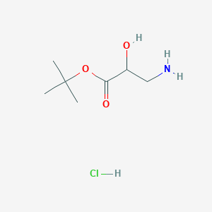 tert-Butyl 3-amino-2-hydroxypropanoate hydrochloride