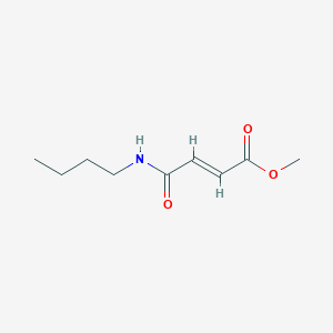 molecular formula C9H15NO3 B281904 Methyl 4-(butylamino)-4-oxo-2-butenoate 