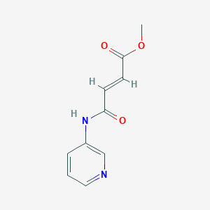molecular formula C10H10N2O3 B281905 Methyl 4-oxo-4-(3-pyridinylamino)-2-butenoate 