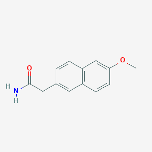 molecular formula C13H13NO2 B2819055 6-methoxy-2-Naphthaleneacetamide CAS No. 72337-51-0