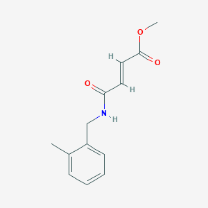 molecular formula C13H15NO3 B281907 Methyl 4-[(2-methylbenzyl)amino]-4-oxo-2-butenoate 