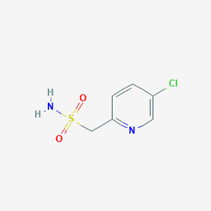 molecular formula C6H7ClN2O2S B2819079 (5-Chloropyridin-2-YL)methanesulfonamide CAS No. 1566807-42-8