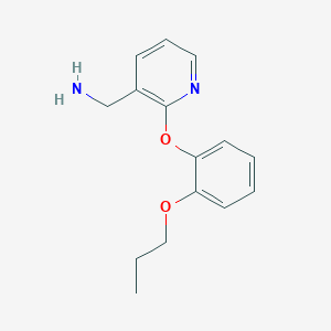 [2-(2-Propoxyphenoxy)pyridin-3-yl]methanamine