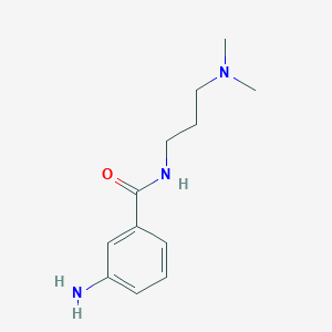 molecular formula C12H19N3O B2819100 3-Amino-N-[3-(dimethylamino)propyl]benzamide CAS No. 466694-64-4