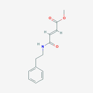 Methyl 4-oxo-4-[(2-phenylethyl)amino]-2-butenoate