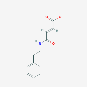 molecular formula C13H15NO3 B281911 Methyl 4-oxo-4-[(2-phenylethyl)amino]-2-butenoate 