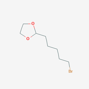 molecular formula C8H15BrO2 B2819119 2-(5-Bromopentyl)-1,3-dioxolane CAS No. 56741-68-5