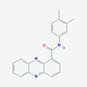 molecular formula C21H17N3O B2819122 N-(3,4-dimethylphenyl)phenazine-1-carboxamide CAS No. 300695-35-6