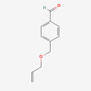 molecular formula C11H12O2 B2819141 4-[(Allyloxy)methyl]benzaldehyde CAS No. 216384-74-6