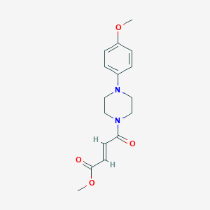 Methyl 4-[4-(4-methoxyphenyl)-1-piperazinyl]-4-oxo-2-butenoate