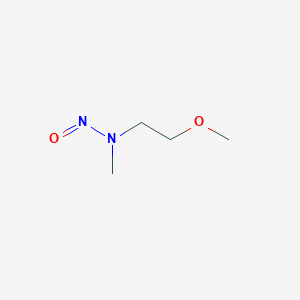 molecular formula C4H10N2O2 B2819160 (2-Methoxyethyl)(methyl)nitrosoamine CAS No. 124485-85-4