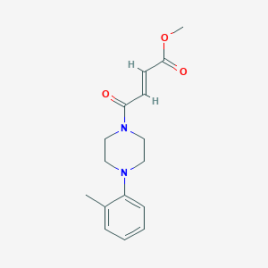 Methyl 4-[4-(2-methylphenyl)-1-piperazinyl]-4-oxo-2-butenoate