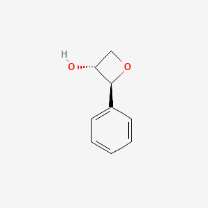 molecular formula C9H10O2 B2819180 (2S,3R)-2-Phenyloxetan-3-ol CAS No. 2307734-32-1