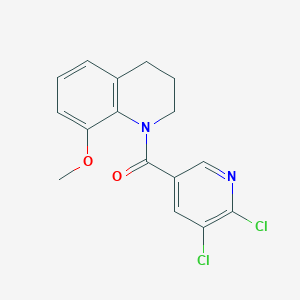 1-(5,6-Dichloropyridine-3-carbonyl)-8-methoxy-1,2,3,4-tetrahydroquinoline