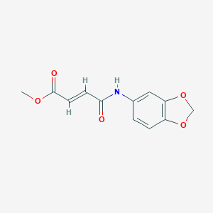 Methyl 4-(1,3-benzodioxol-5-ylamino)-4-oxo-2-butenoate