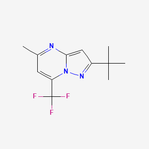 2-(Tert-butyl)-5-methyl-7-(trifluoromethyl)pyrazolo[1,5-a]pyrimidine