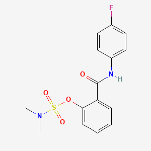 2-[(4-fluoroanilino)carbonyl]phenyl-N,N-dimethylsulfamate
