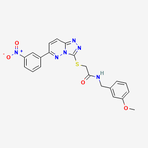 N-(3-methoxybenzyl)-2-((6-(3-nitrophenyl)-[1,2,4]triazolo[4,3-b]pyridazin-3-yl)thio)acetamide