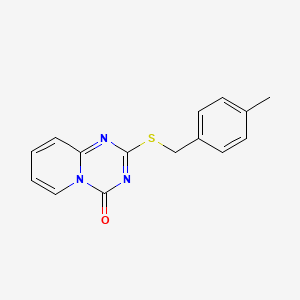 2-[(4-Methylphenyl)methylsulfanyl]pyrido[1,2-a][1,3,5]triazin-4-one