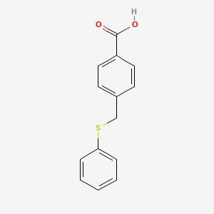 molecular formula C14H12O2S B2819231 4-[(Phenylthio)methyl]benzoic acid CAS No. 88382-49-4