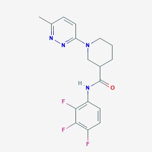 molecular formula C17H17F3N4O B2819237 1-(6-methylpyridazin-3-yl)-N-(2,3,4-trifluorophenyl)piperidine-3-carboxamide CAS No. 2319836-73-0