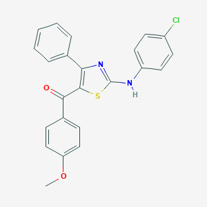 [2-(4-Chloroanilino)-4-phenyl-1,3-thiazol-5-yl](4-methoxyphenyl)methanone