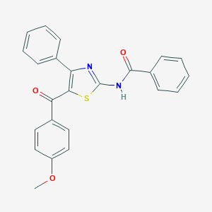 N-[5-(4-methoxybenzoyl)-4-phenyl-1,3-thiazol-2-yl]benzamide