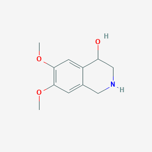 molecular formula C11H15NO3 B2819261 6,7-Dimethoxy-1,2,3,4-tetrahydroisoquinolin-4-ol CAS No. 23101-41-9