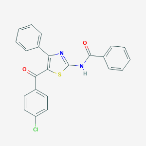 N-[5-(4-chlorobenzoyl)-4-phenyl-1,3-thiazol-2-yl]benzamide