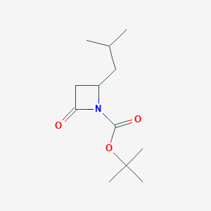 Tert-butyl 2-(2-methylpropyl)-4-oxoazetidine-1-carboxylate