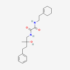 N1-(2-(cyclohex-1-en-1-yl)ethyl)-N2-(2-hydroxy-2-methyl-4-phenylbutyl)oxalamide