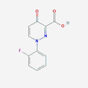 1-(2-Fluorophenyl)-4-oxopyridazine-3-carboxylic acid