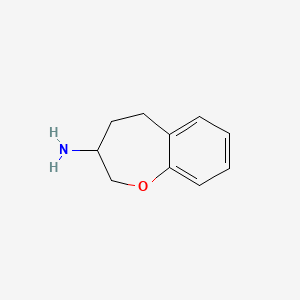 molecular formula C10H13NO B2819309 2,3,4,5-四氢-1-苯并噁啶-3-胺 CAS No. 38824-23-6