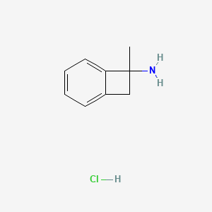 7-Methylbicyclo[4.2.0]octa-1,3,5-trien-7-amine hydrochloride