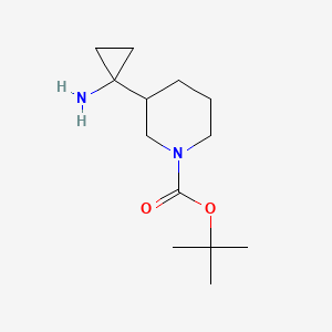 Tert-butyl 3-(1-aminocyclopropyl)piperidine-1-carboxylate