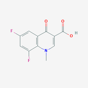 molecular formula C11H7F2NO3 B2819328 6,8-Difluoro-1-methyl-4-oxo-1,4-dihydroquinoline-3-carboxylic acid CAS No. 191730-01-5