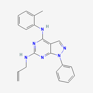N~4~-(2-methylphenyl)-1-phenyl-N~6~-(prop-2-en-1-yl)-1H-pyrazolo[3,4-d]pyrimidine-4,6-diamine