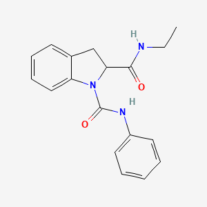 molecular formula C18H19N3O2 B2819357 N2-乙基-N1-苯基吲哚-1,2-二甲酰胺 CAS No. 1101647-97-5
