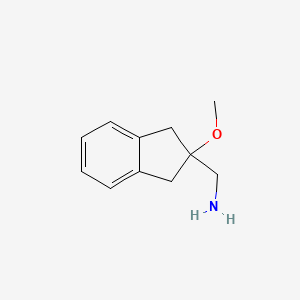 (2-methoxy-2,3-dihydro-1H-inden-2-yl)methanamine