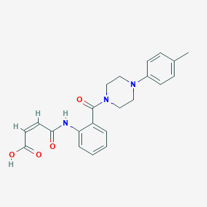 4-(2-{[4-(4-Methylphenyl)-1-piperazinyl]carbonyl}anilino)-4-oxo-2-butenoicacid