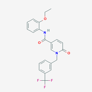 N-(2-ethoxyphenyl)-6-oxo-1-{[3-(trifluoromethyl)phenyl]methyl}-1,6-dihydropyridine-3-carboxamide