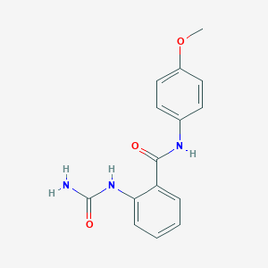 2-[(aminocarbonyl)amino]-N-(4-methoxyphenyl)benzamide