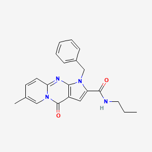 1-benzyl-7-methyl-4-oxo-N-propyl-1,4-dihydropyrido[1,2-a]pyrrolo[2,3-d]pyrimidine-2-carboxamide