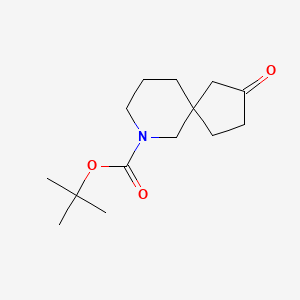 molecular formula C14H23NO3 B2819376 Tert-butyl 2-oxo-7-azaspiro[4.5]decane-7-carboxylate CAS No. 1793108-63-0