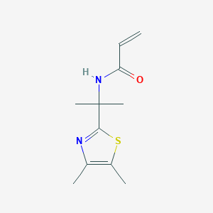 N-[2-(4,5-Dimethyl-1,3-thiazol-2-yl)propan-2-yl]prop-2-enamide