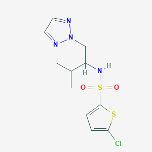 5-chloro-N-(3-methyl-1-(2H-1,2,3-triazol-2-yl)butan-2-yl)thiophene-2-sulfonamide