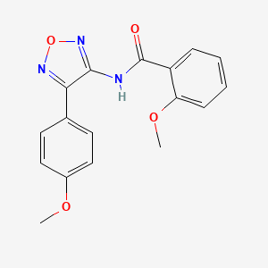 2-methoxy-N-(4-(4-methoxyphenyl)-1,2,5-oxadiazol-3-yl)benzamide