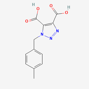 1-(4-methylbenzyl)-1H-1,2,3-triazole-4,5-dicarboxylic acid