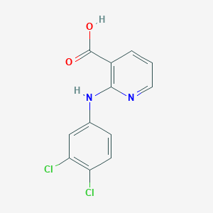 molecular formula C12H8Cl2N2O2 B2819453 2-[(3,4-二氯苯基)氨基]吡啶-3-羧酸 CAS No. 57978-49-1