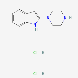 2-(piperazin-1-yl)-1H-indole dihydrochloride